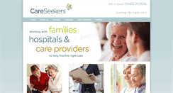 Desktop Screenshot of careseekers.co.uk